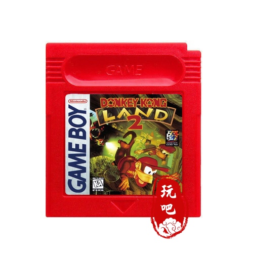 GBC游戏卡 GBC GBASP适用 大金刚大陆2 Donkey Kong Land2 英文版