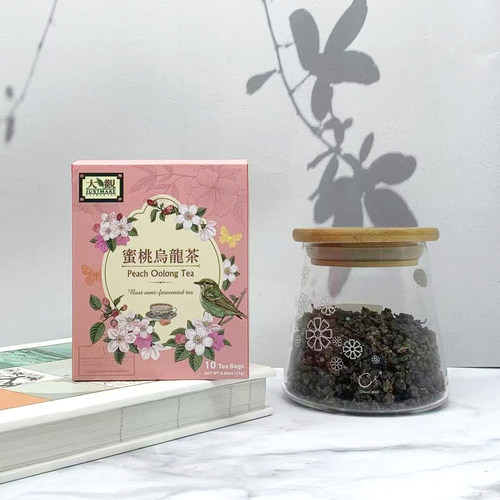 宏益大观中国台湾原装蜜桃乌龙茶三角茶包花果茶袋泡茶