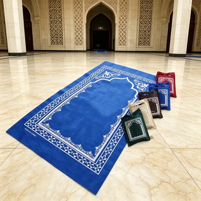 户外便携无纺布一次性中东地毯轻薄防水布袋包阿拉伯毯prayer mat