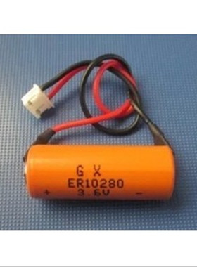 三菱FX2NC PLC锂电池FX2NC-32BL ER10/28 3.6V 带插头 ER10280