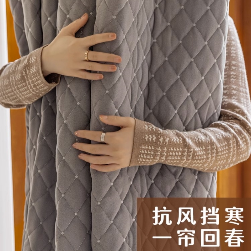 加厚窗户防风保暖窗帘挡风 防寒挡风 防冻冬季东北保温隔冷气阳台