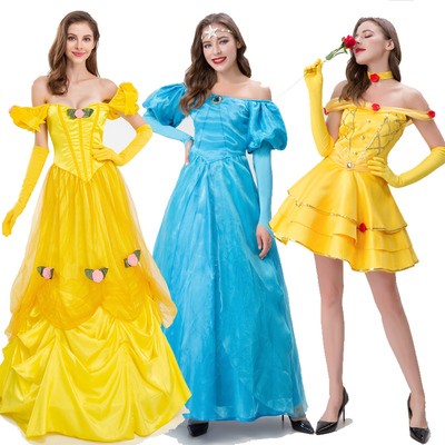 万圣节服装女成人大人迪士尼公主