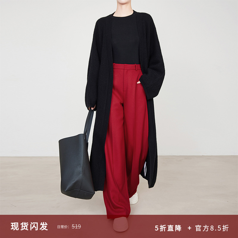 夏莫卡新年战袍气质中国红本命裤