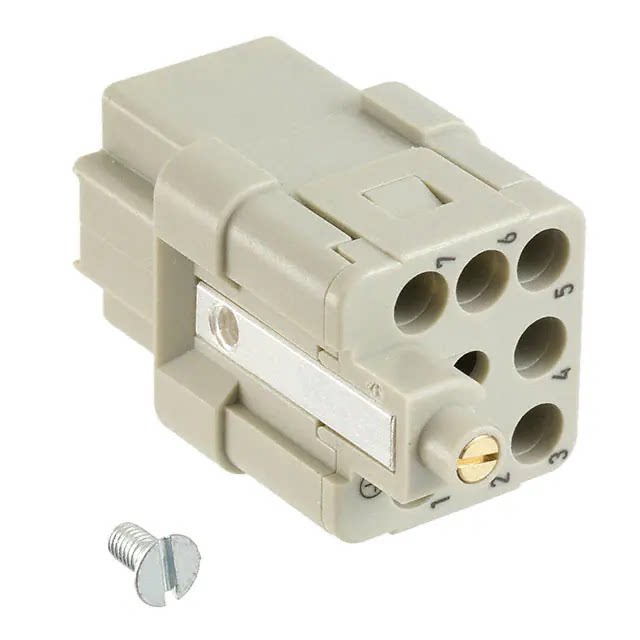 harting哈丁 09120073101 hq-007-fc 7芯母插头10a冷压