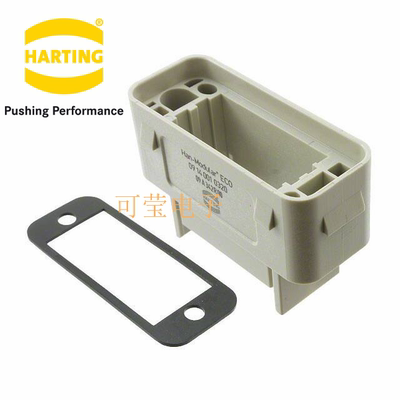 HARTING连接器 09140010320 HAN-MODULAR-ECO-AGG 单模块塑料底座