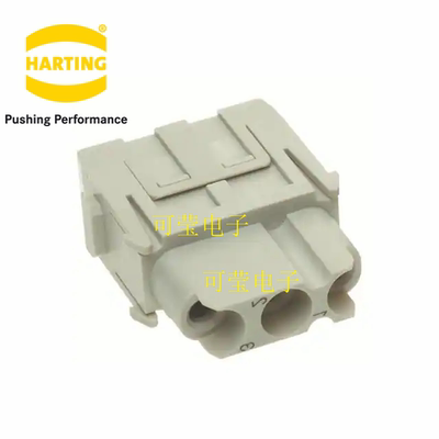 哈丁HARTING重载连接器  09140033101 HAN模块 3芯母头模块 40A