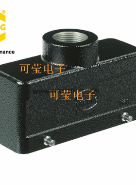 哈丁HARTING 19370241421 Han M 24B IP65 黑色双扣顶出M25上壳