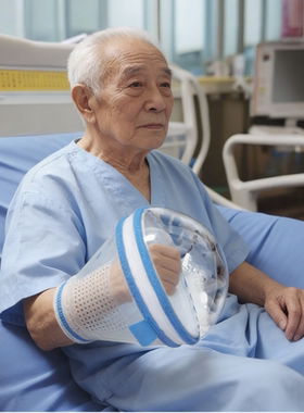 卧床老人失能禁瘫痪手套防摔脱拔管约束手套防抓挠固定腕掌护具球