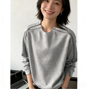 卫衣易穿脱骨折透析男女外套病人护理医康复上衣服装 picc打石膏