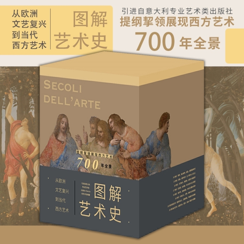 图解艺术史：从欧洲文艺复兴到当代西方艺术（共8册） 意 斯特凡诺祖菲 等 著 伍姝瑾 等 译 艺术