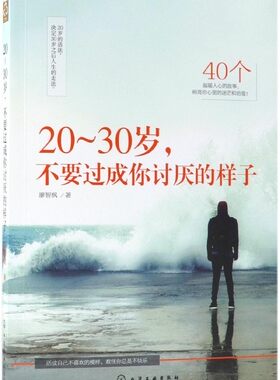 20～30岁 不要过成你讨厌的样子 40个温暖人心的故事照亮你心里的迷茫和彷徨体会和感悟人生的成长 活成你想要的样 青春励志图书籍