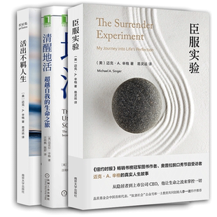 【3册】迈克·A.辛格作品全三册 臣服实验+清醒的活+活出不羁人生 附赠两张明信片 自我实现励志书籍新华书店正版图书