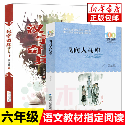 全套2册飞向人马座 汉字奇兵正版 六年级课外书适合五六年级学生看的课外书经典 五年级上册下册名著汉子奇兵汉字骑兵书籍