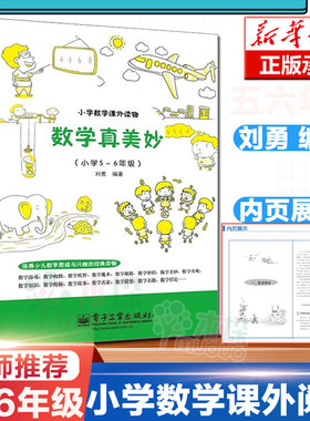 2024数学真美妙5-6年级小学五六年级数学课外趣味读物辅导思维训练举一反三同步专项训练练习册数学故事 刘勇五年级六年级奇妙正版