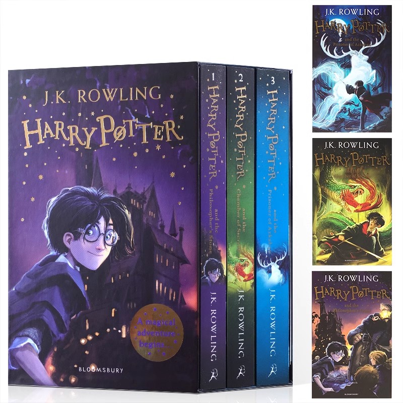Harry Potter 1-3 Box Set: A Magical Adventure Begins 哈利波特#1-