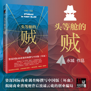 正版现货 头等舱的贼   商业调查师撰写中国版《坏血》 揭秘商业潜规则背后波谲云诡的创业骗局 玩转财富世界悬疑推理小说