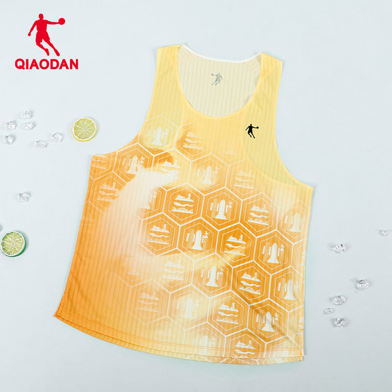 乔丹马拉松背心男款长跑速干衣