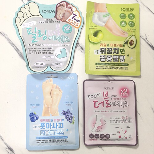 Soflisse去角质足膜薰衣草樱花