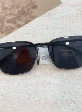 浪特梦26年新款周翊然款偏光太阳镜男潮酷方形墨镜防紫外线J31070