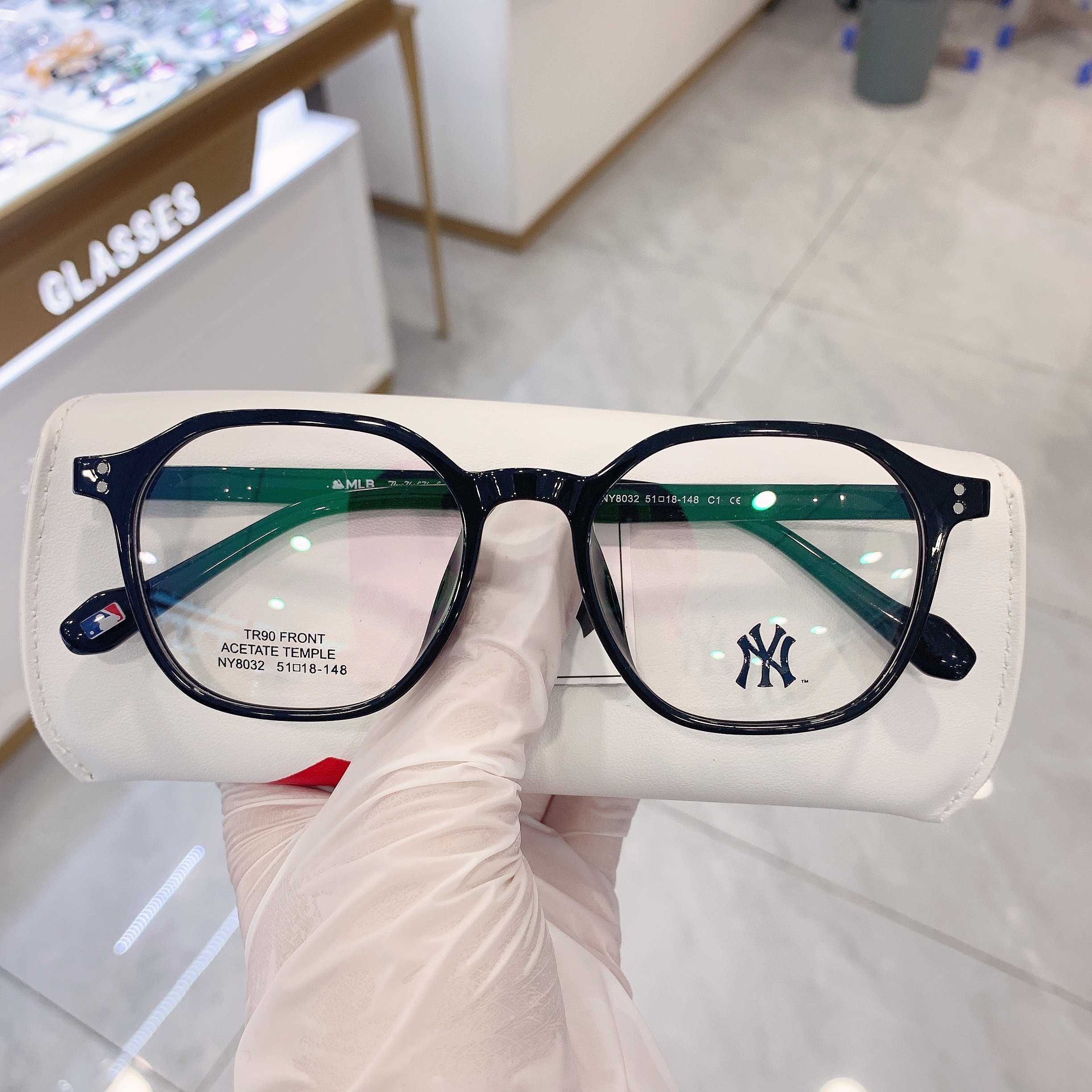 MLB纽约洋基眼镜框架配近视有度数眼睛男女情侣时尚新款NY8032
