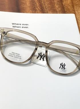 MLB纽约洋基防蓝光眼镜中框素颜近视镜架透明框女网红眼镜男8056