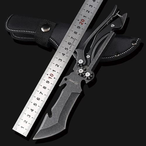 高硬度长款荒野求生锋利军工刀