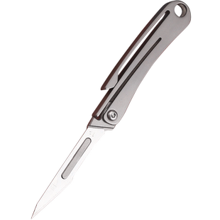 高硬度钛合金折叠刀美工刀户外迷你钥匙扣小刀锋利拆快递随身刀具