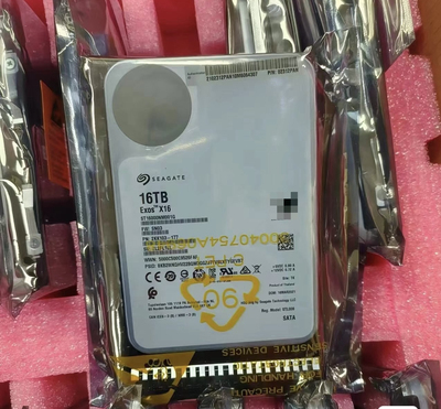 全新华为16T SATA 7.2K 3.5寸 02312PAN ST16000NM001G企业级硬盘