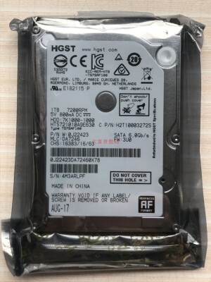 全新HGST/日立 HTS721010A9E630 1T笔记本硬盘1TB2.5寸 7200转32M
