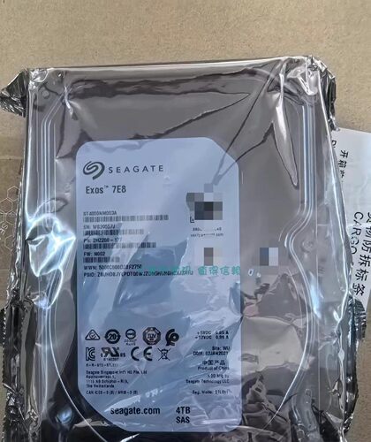 全新 原标 希捷 ST4000NM003A 4TB SAS 7.2K 3.5 银河企业级硬盘