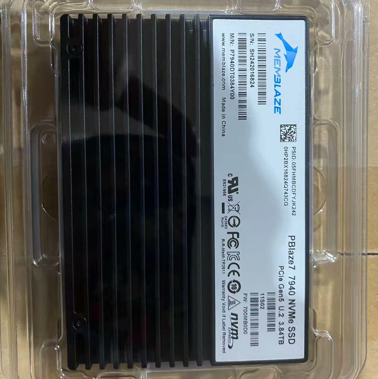 全新 PBlaze7小海豚7946 3.2T NVME P7946DT0320Y00 SSD固态硬盘