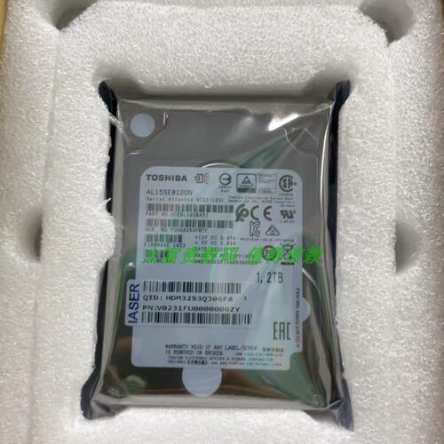 浪潮 全新 东芝 AL15SEB120N 1.2T 10K 12G SAS 2.5寸 服务器硬盘
