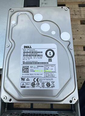 原装DELL/东芝 2T SATA128M MG04ACA200N 服务器硬盘 04256W R730