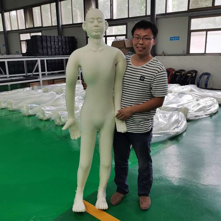 发泡假人男影视道具无人驾驶密室尸体模特电影鬼屋替身男海绵人