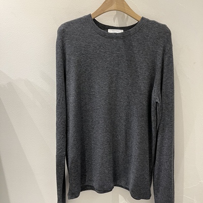 现货TALK韩国圆领长袖背线打底衫