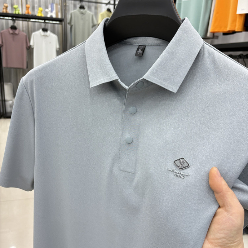 希研卡玛庄吉唯品会官方正品牌男装箭鱼鲨九鹿王高端品牌短袖t恤