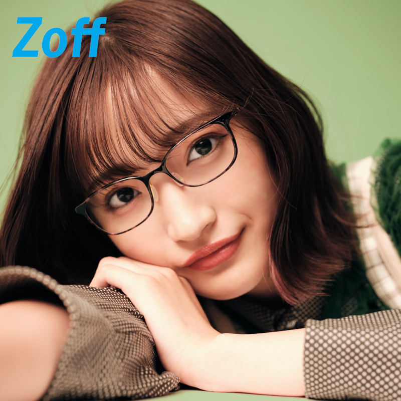 日本zoff超轻smart商务眼镜架男威灵顿框复古近视眼镜框女zj71016