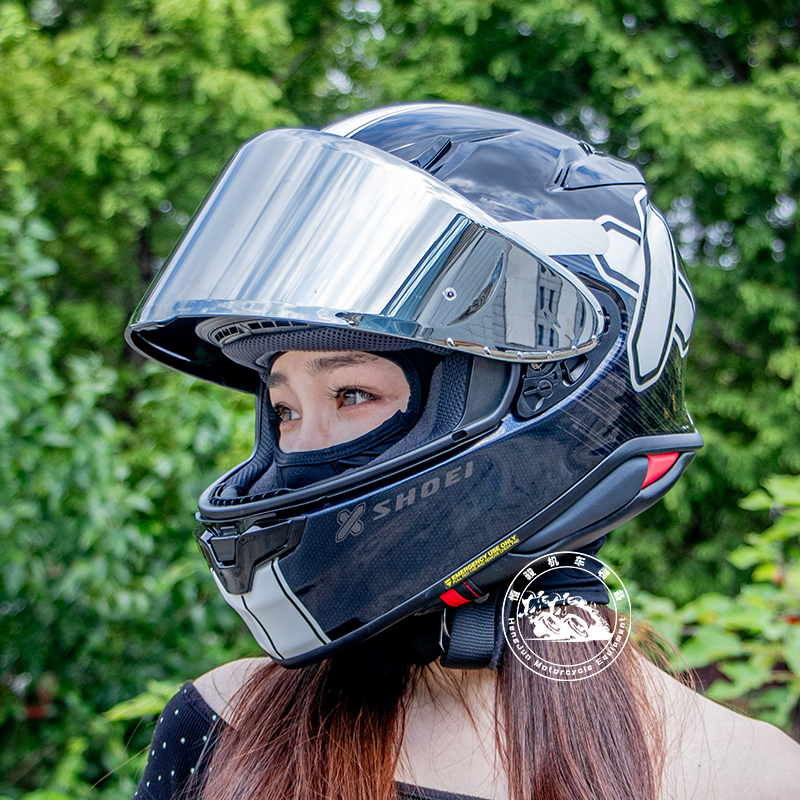 日本进口shoei z8摩托车头盔红蚂蚁千纸鹤符号x四季机车骑士全盔