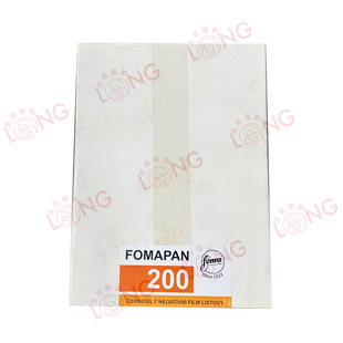 捷克原装 福马4X5 FOMAPAN 200黑白4*5页片50张 28年12月