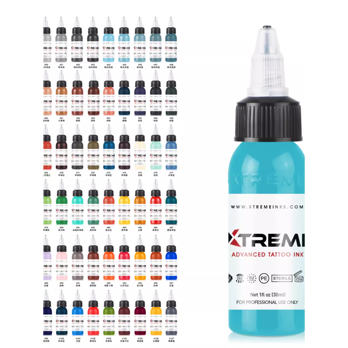 大生针厂 Xtreme硬核极限全新一代刺青纹身彩色料110色套装 1oz