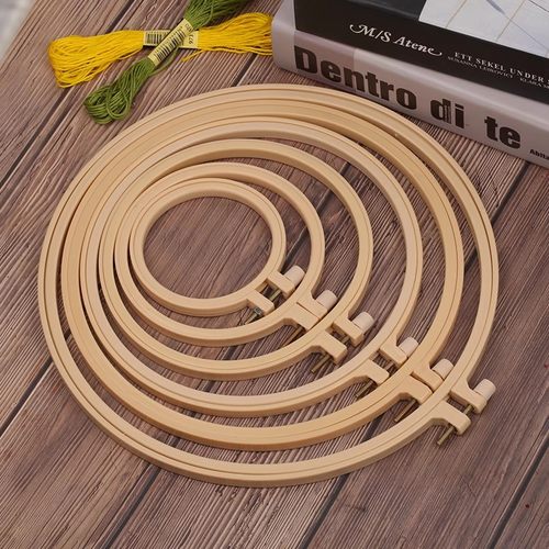 绣棚塑料绣绷刺绣绷子圆形绣花框架绷撑绣圈手工DIY刺绣工具