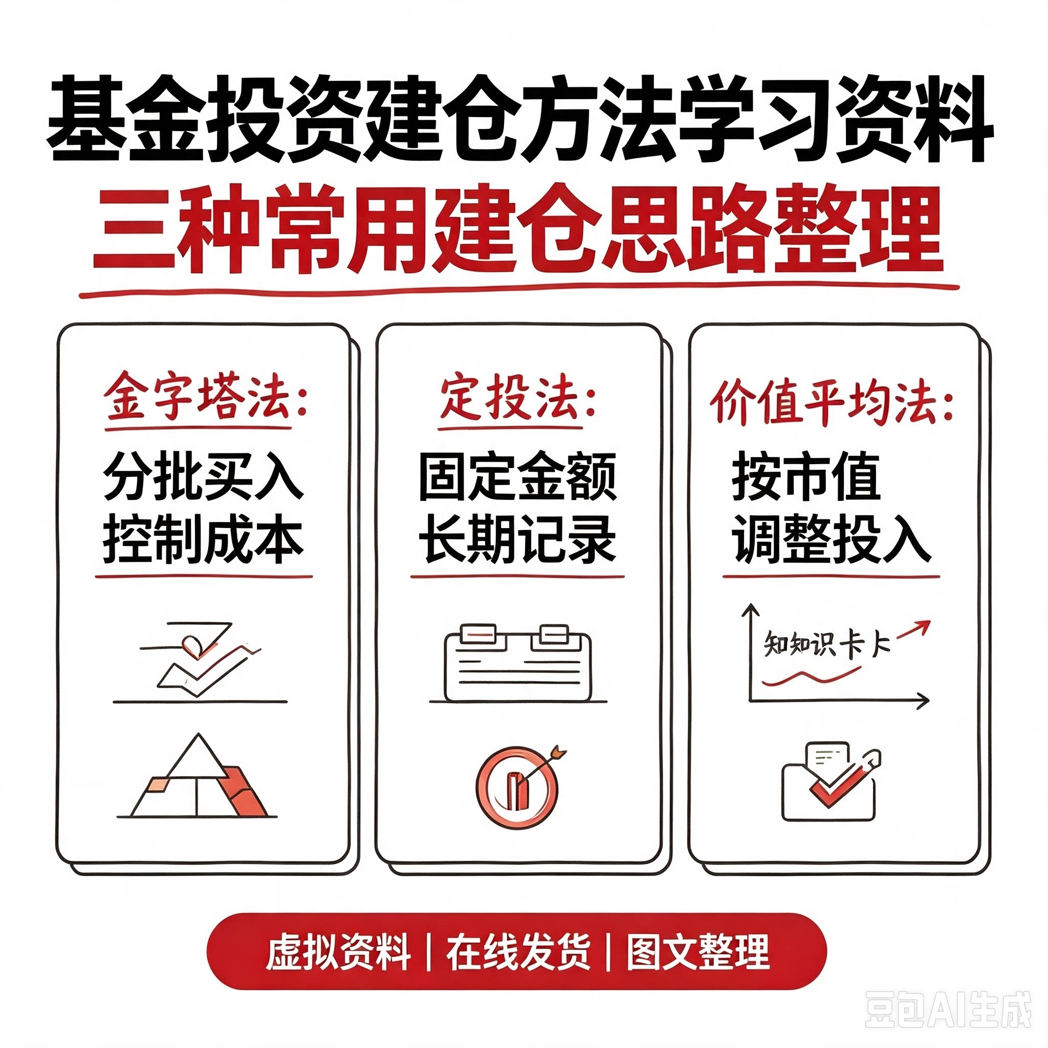 基金建仓思路学习资料三种常用建仓方法整理投资图文参考教程