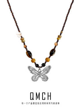 新中式气质复古锁骨链S925纯银