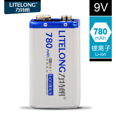 力特朗锂电池高容量9V780mah