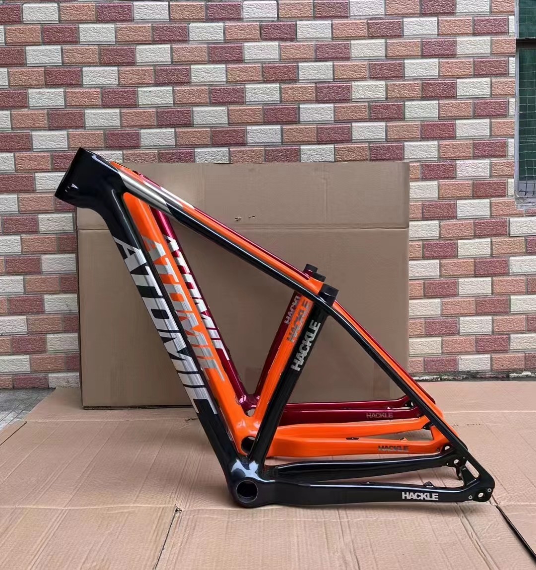 正品 原厂 全新 超轻碳纤维内走线山地自行车车架27.5寸筒轴