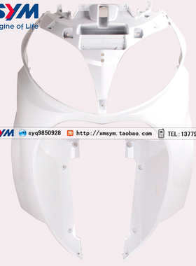 SYM 三阳机车 MAXSYM400i 进口车 前面板 前盖 前脸 大板 白色