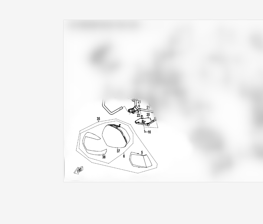 春风400GT边箱CF400J-3边箱挂箱总成