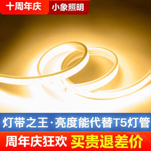 双排led灯带线条灯长条户外小象