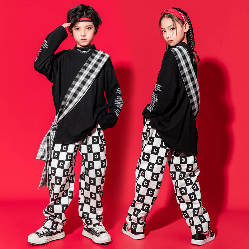街舞走秀潮服演出服装嘻哈架子鼓图片