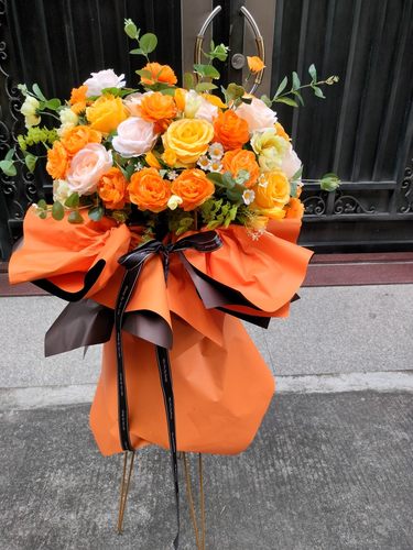 开业花篮仿真庆典店铺门口